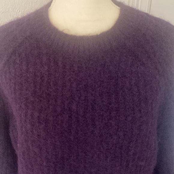 Zara purple crop sweater- final sale - Picture 4 of 6